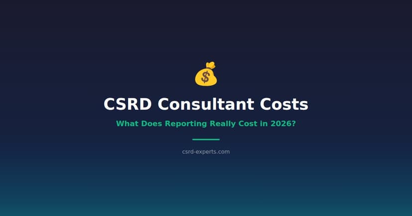 CSRD Consultant Costs: What Does CSRD Reporting Really Cost in 2026?